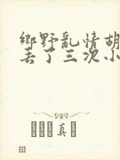 乡野乱情胡秀英丢了三次小说
