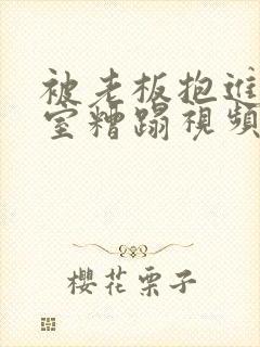 被老板抱进办公室糟蹋视频