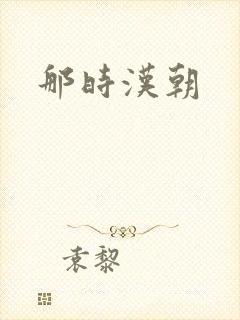 那时汉朝