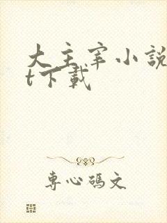 大主宰小说txt下载