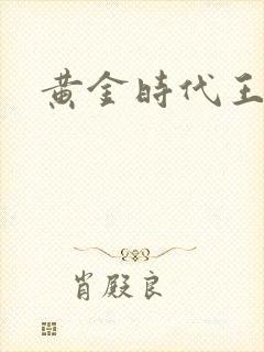 黄金时代王小波封面