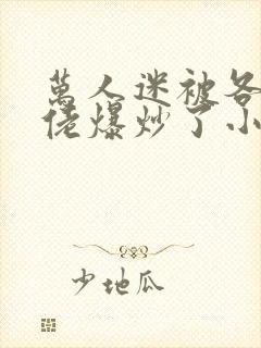 万人迷被各路大佬爆炒了小说封面