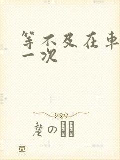 等不及在车里做一次