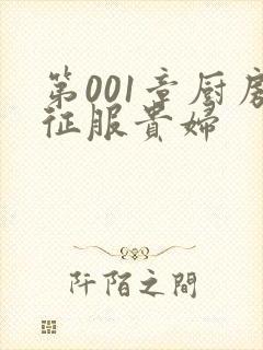 第001章厨房征服贵妇封面