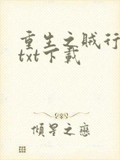 重生之贼行天下txt下载