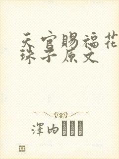 天官赐福花怜塞珠子原文