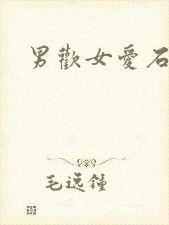 男欢女爱石封面