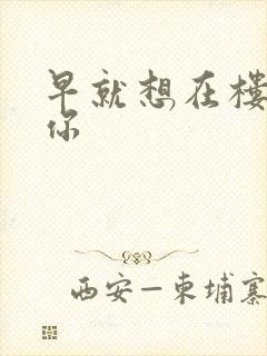 早就想在楼梯要你