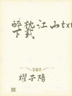 醉枕江山txt下载封面