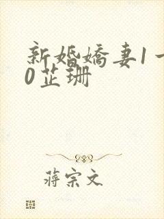 新婚娇妻1一40芷珊