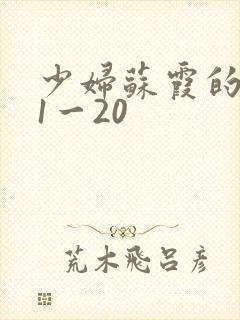 少妇苏霞的沉沦1一20封面