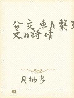 公交车h系列辣文n诗晴封面