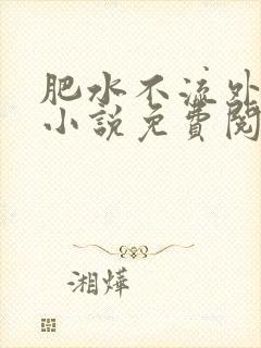 肥水不流外人田小说免费阅读封面