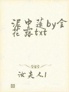 泥中莲by金银花露txt