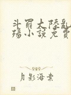 斗罗大陆乱世浮殇小说免费阅读封面