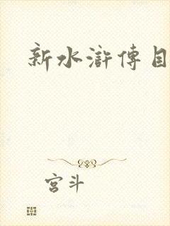 新水浒传目录