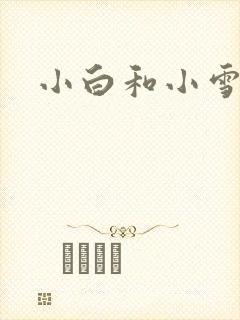小白和小雪封面