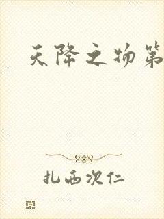 天降之物第一季