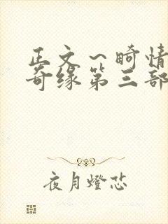 正文～畸情内裤奇缘第三部