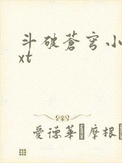 斗破苍穹小说txt封面