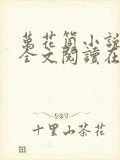 万花筒小说免费全文阅读在线