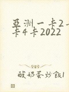 亚洲一卡2卡三卡4卡2022封面