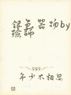银色器物by入殓师封面