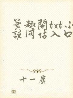 笔趣阁txt小说网站入口