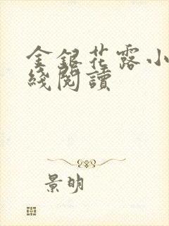 金银花露小说在线阅读