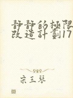 静静的极限自我改造计划17