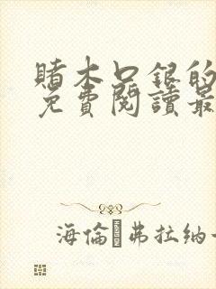 赌木口银的小说免费阅读最新封面