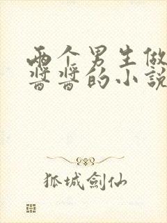 两个男生做酿酿酱酱的小说