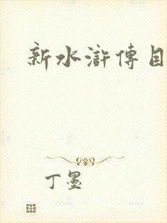 新水浒传目录