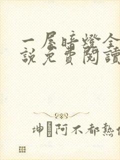 一屋暗灯全文小说免费阅读