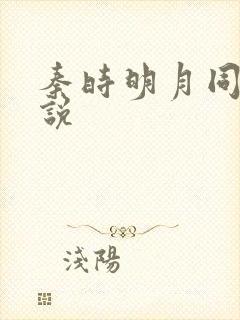 秦时明月同人小说封面