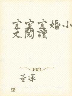 宜室宜婚小说全文阅读