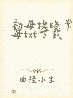 韵母攻略掌中美母txt下载