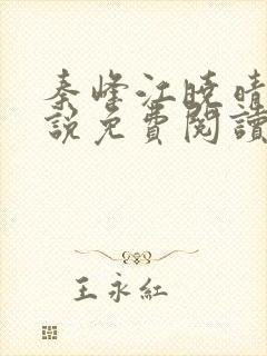 秦峰江晓晴的小说免费阅读