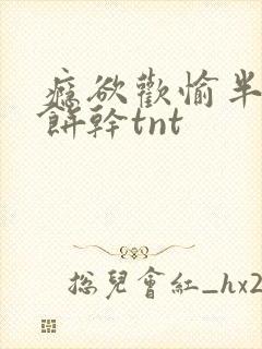 瘾欲欢愉半块小饼干tnt封面