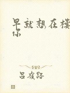 早就想在楼梯要你