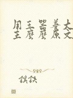 用玉器养大的公主么么原文封面