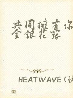 共同拥有你by金银花露