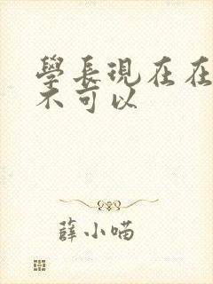 学长现在在上课不可以封面