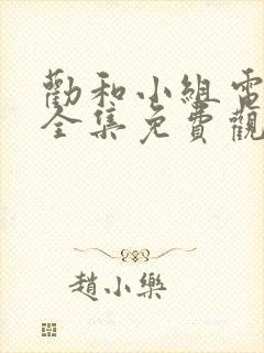 劝和小组电视剧全集免费观看