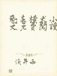 飞来横犬小说全文免费阅读无弹窗笔趣阁