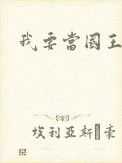 我要当国王封面