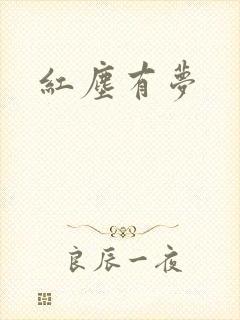 红尘有梦封面