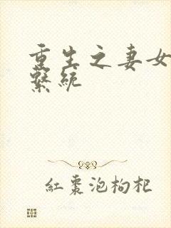 重生之妻女掠夺系统封面