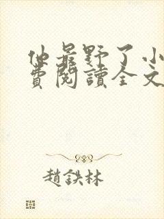 他最野了小说免费阅读全文