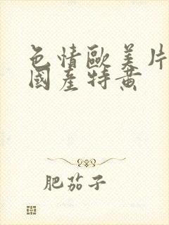 色情欧美片午夜国产特黄